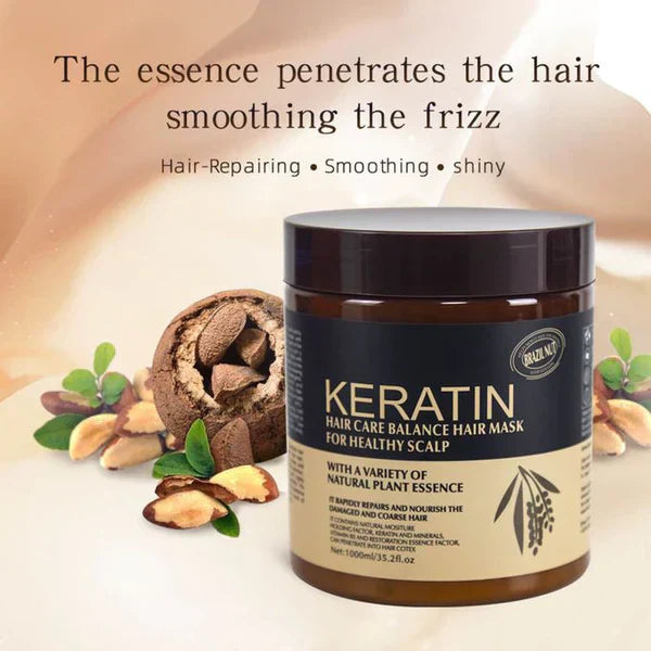 KERATINE HAIR MASK - HAIR STRAIGHTENING CREAM